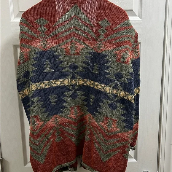 Lauren Ralph Lauren Red and Green Knit Sweater - Picture 3 of 3